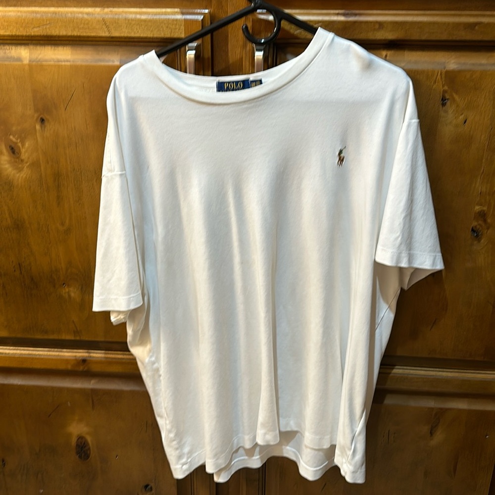 Polo men’s white soft cotton shirt xxl